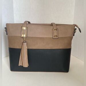 NWOT! Colorblock Faux Leather Handbag